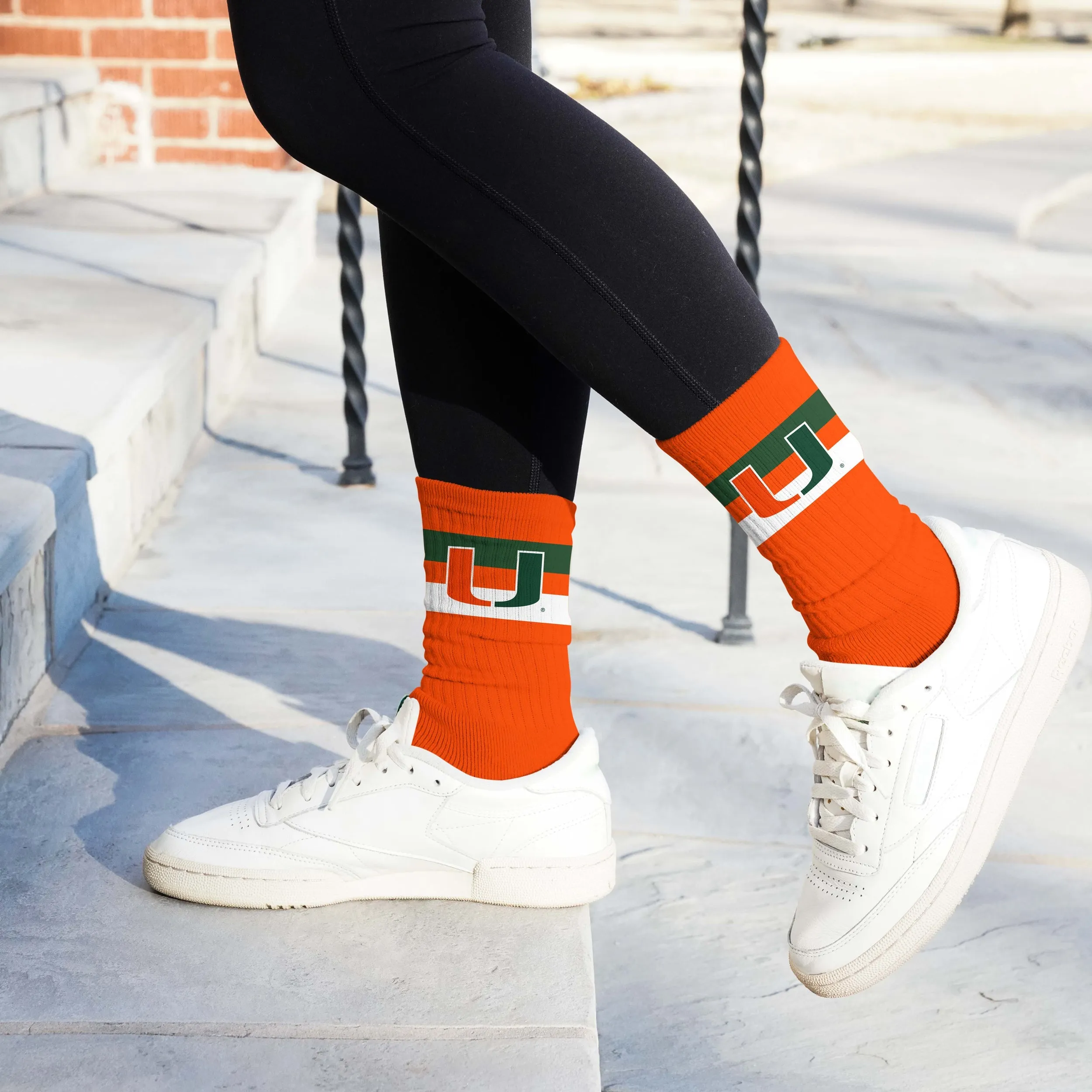Miami Hurricanes Legend Premium Crew Socks