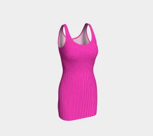 Microstriped Bodycon Dress