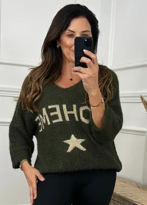 Mikela Khaki BOHEME Sweater