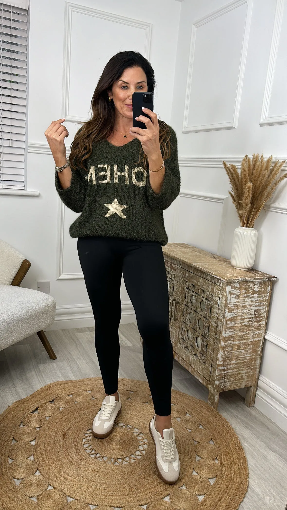 Mikela Khaki BOHEME Sweater