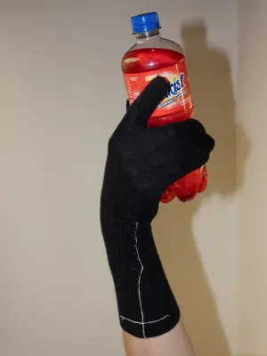 MM6 Maison Margiela Tabi Gloves, Black