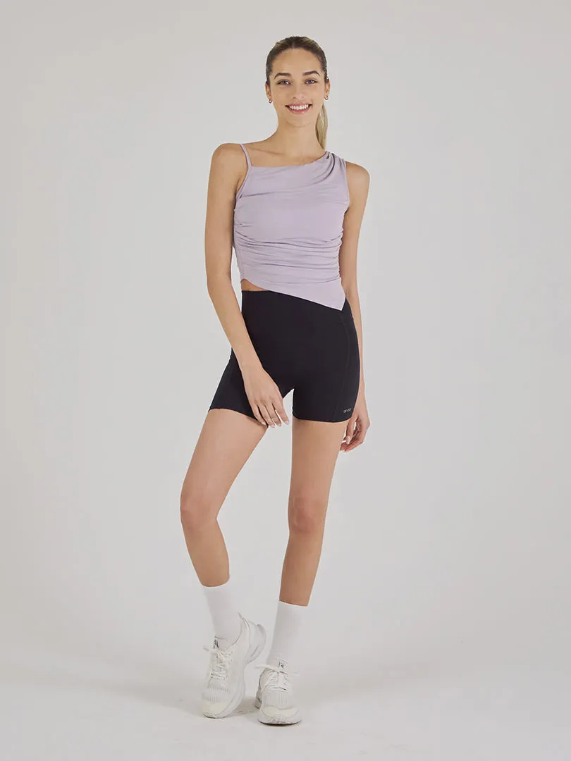 Modal Sustainable Asymmetrical Drape Tank Top