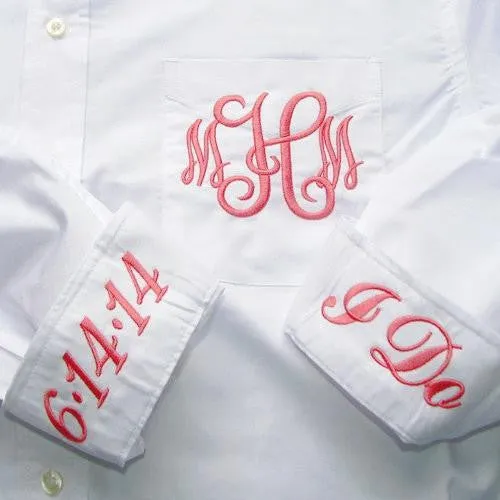 Monogrammed Bridal Party Shirts