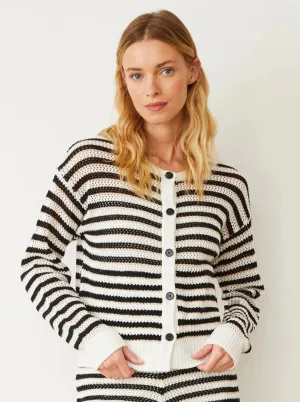 Monrow Open Knit Cardigan