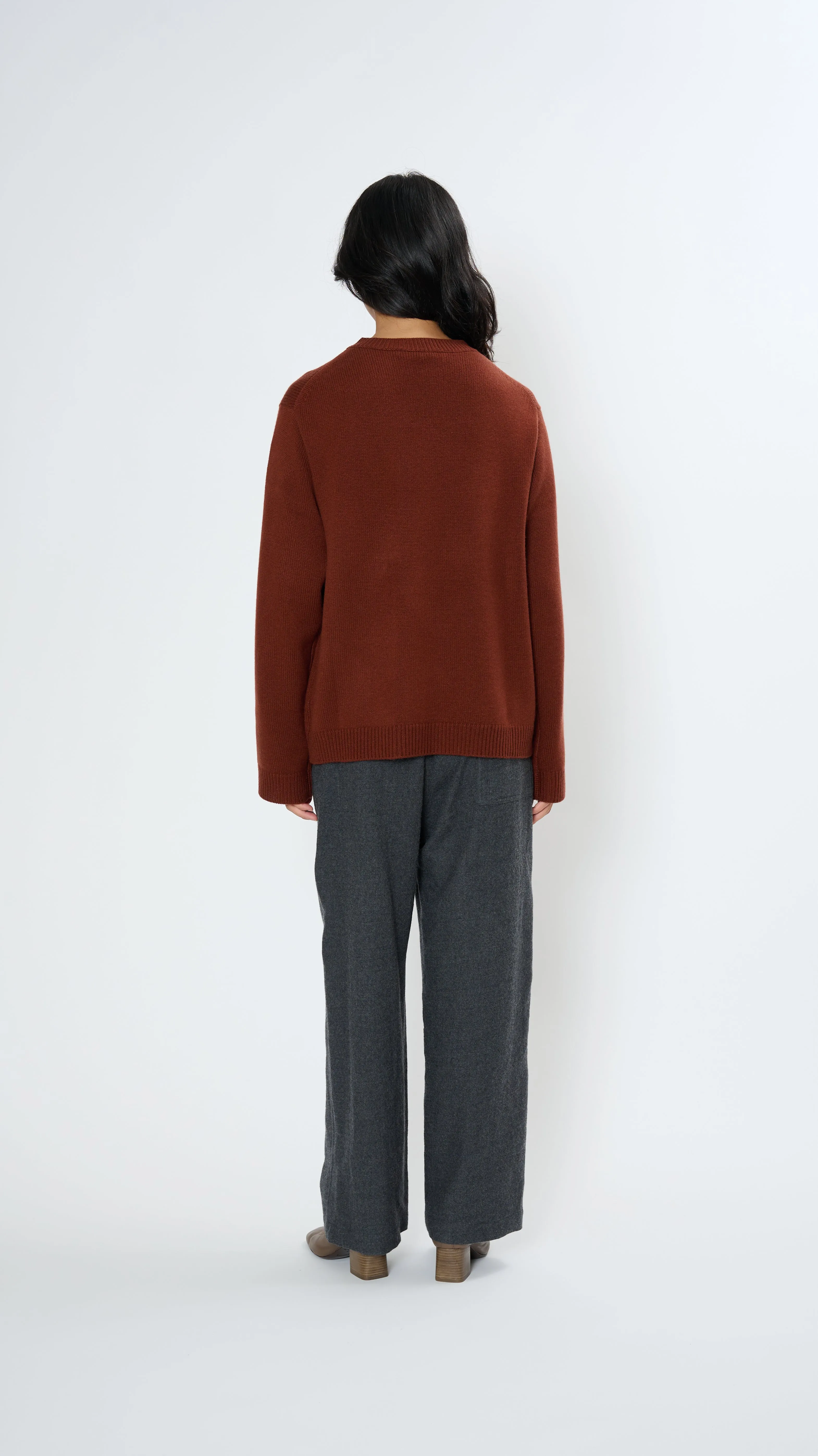 Moody Sweater in Brick