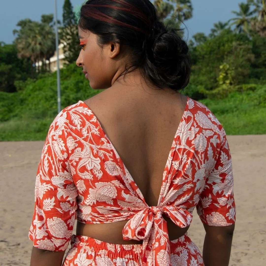 Motichoor Top | Cotton Crop Top | Sustainable Fashion