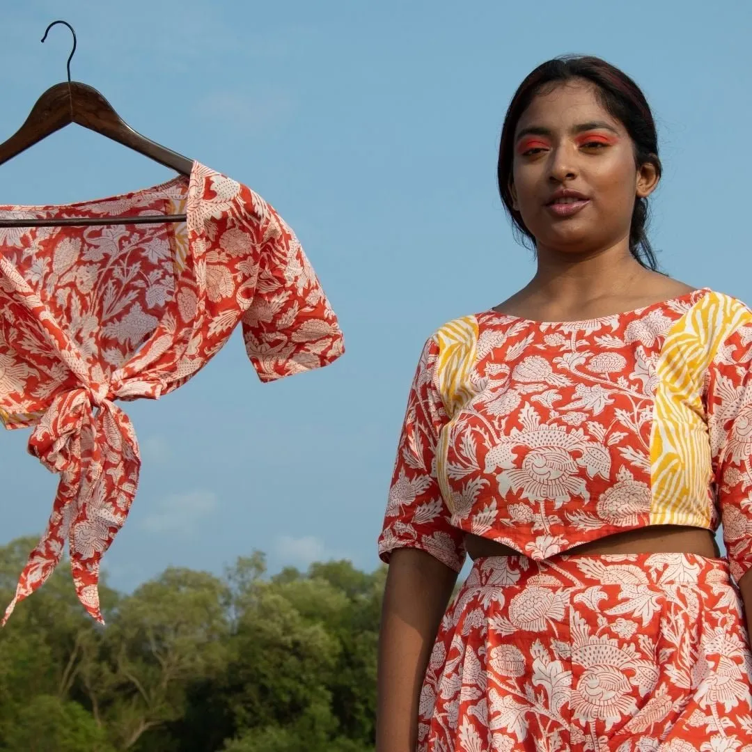 Motichoor Top | Cotton Crop Top | Sustainable Fashion