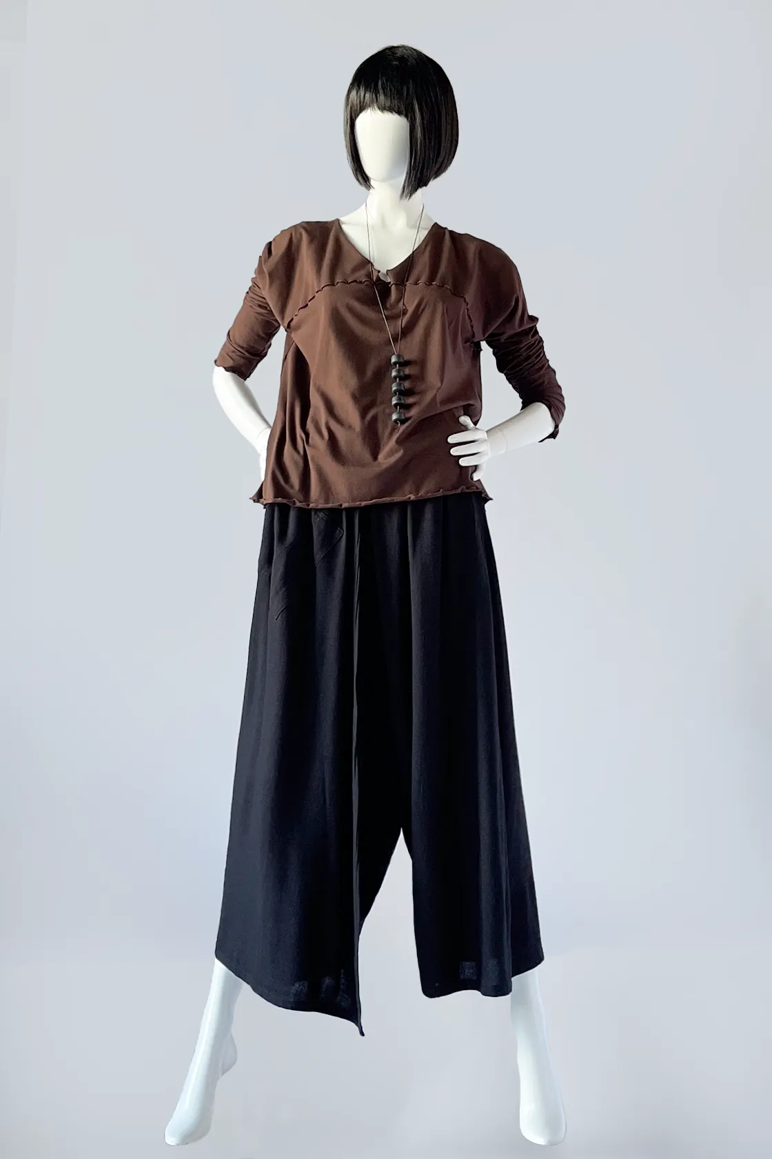 Nakamura Pant in Black Papyrus