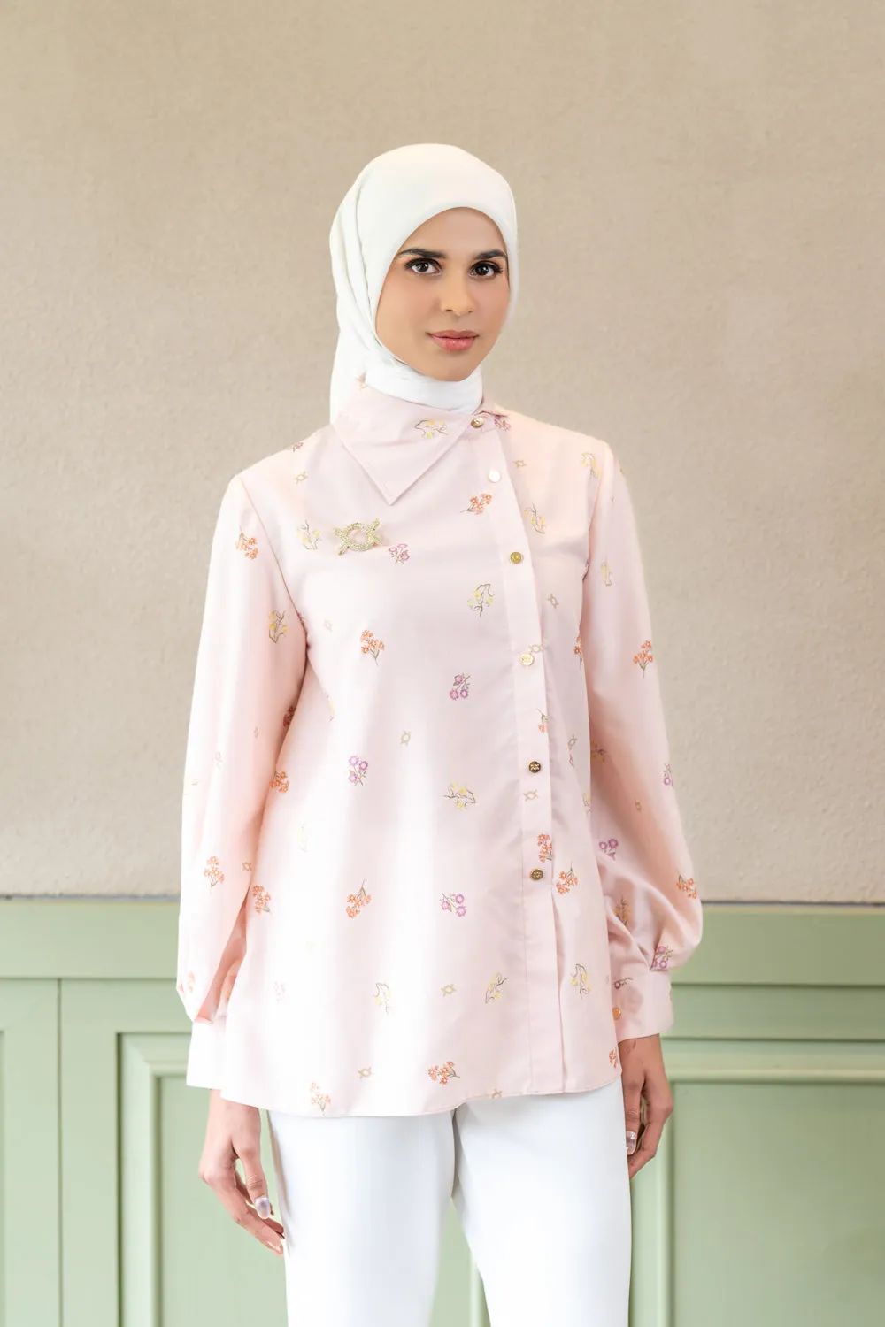 Naseria Shirt Dusky Petals