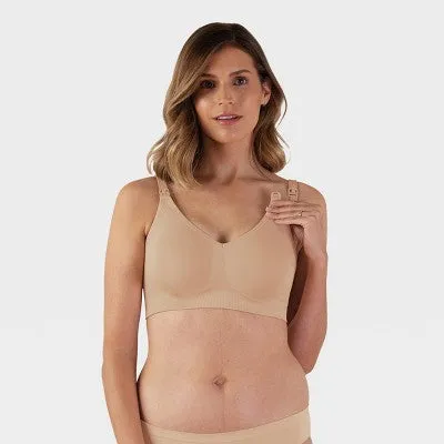 New - Bravado! Designs Women's Body Silk Seamless Nursing Bra - Butterscotch XXL