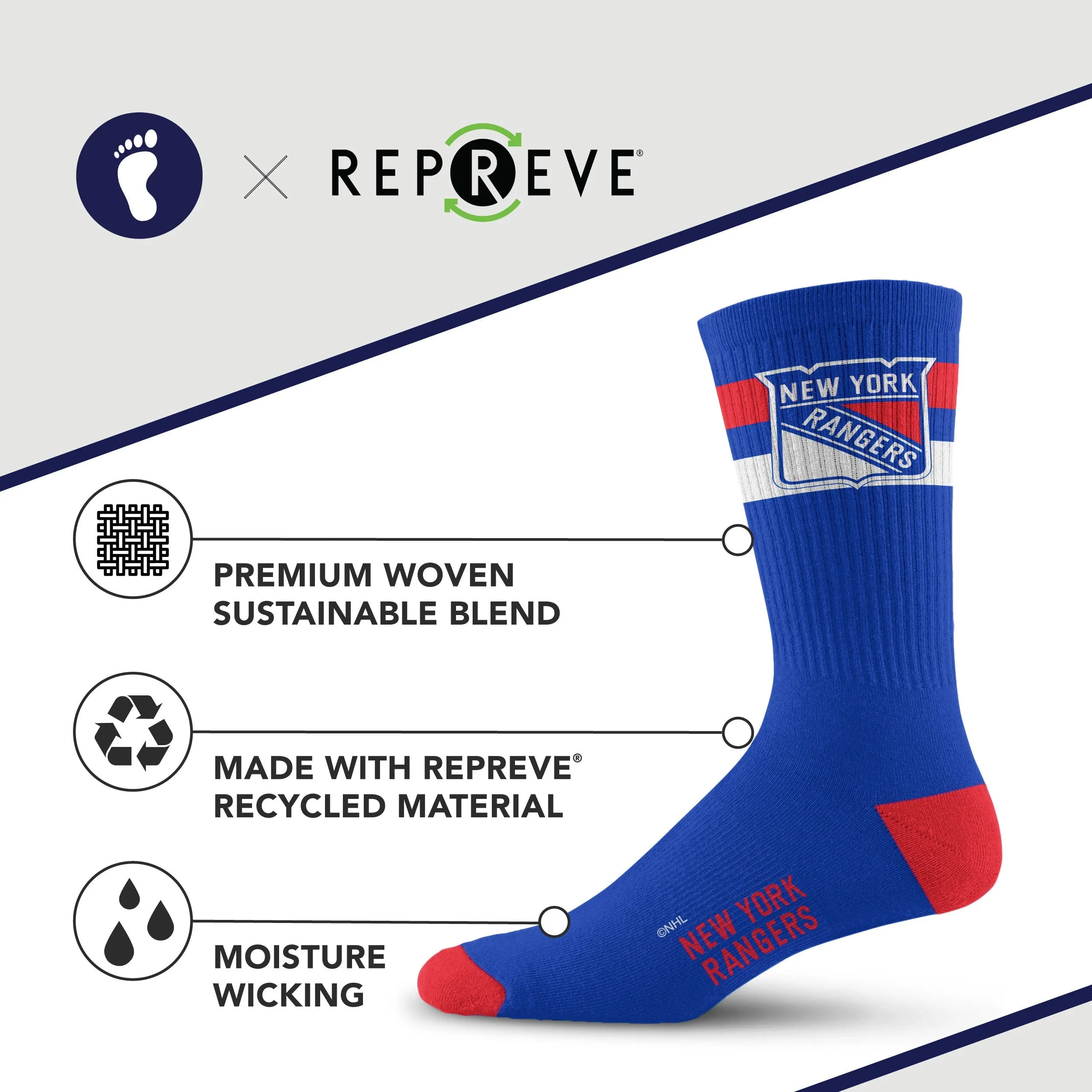New York Rangers Legend Premium Crew Socks