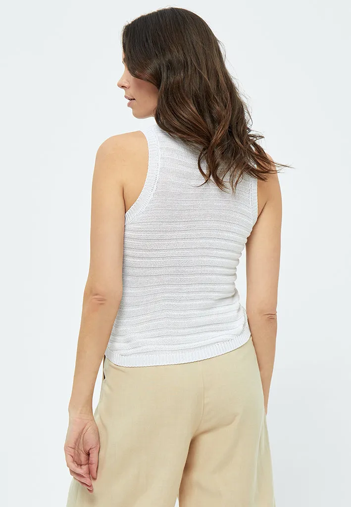 Nicola Knit Top - White