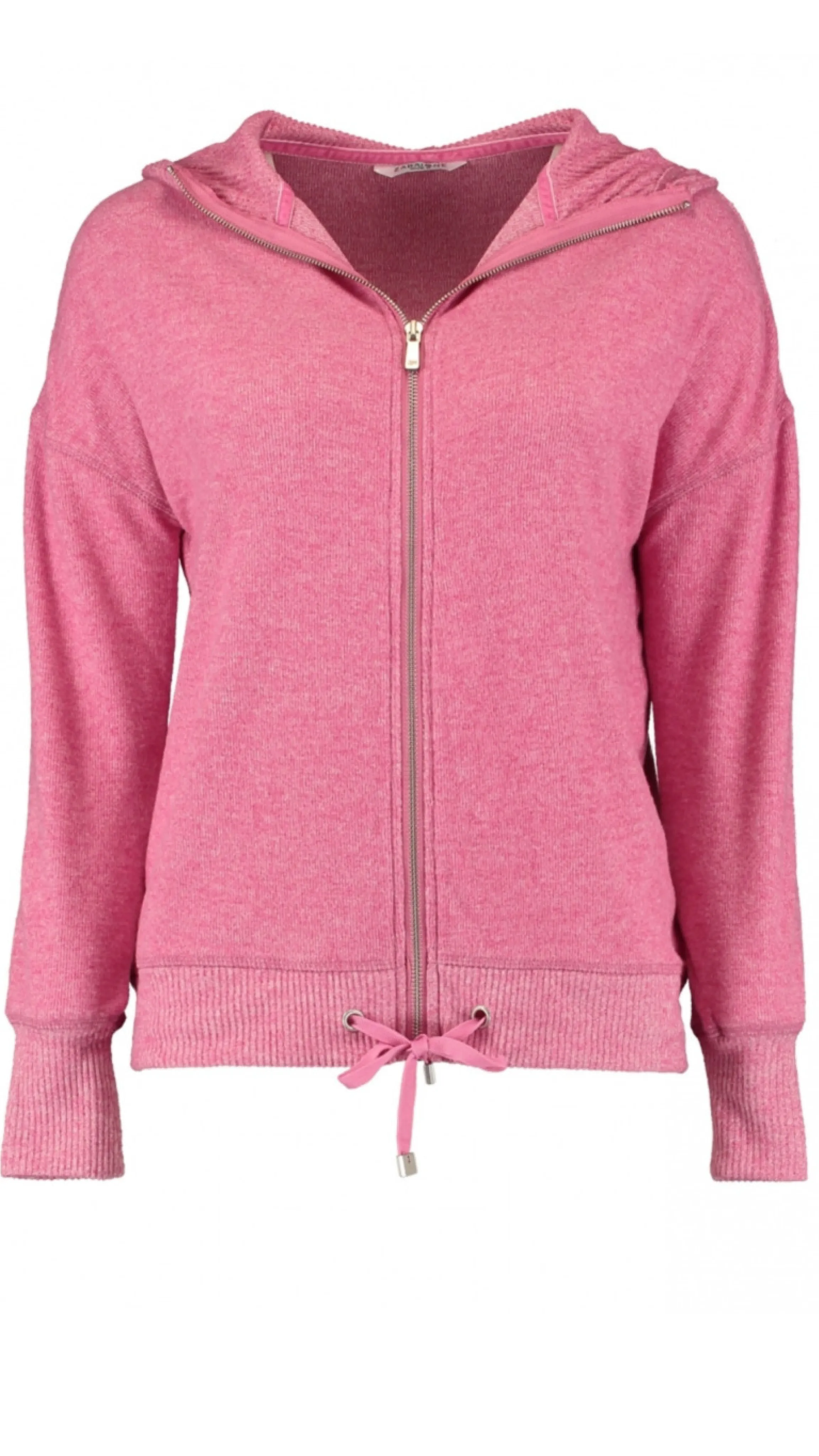 Nika Dark Pink Hooded Zipper