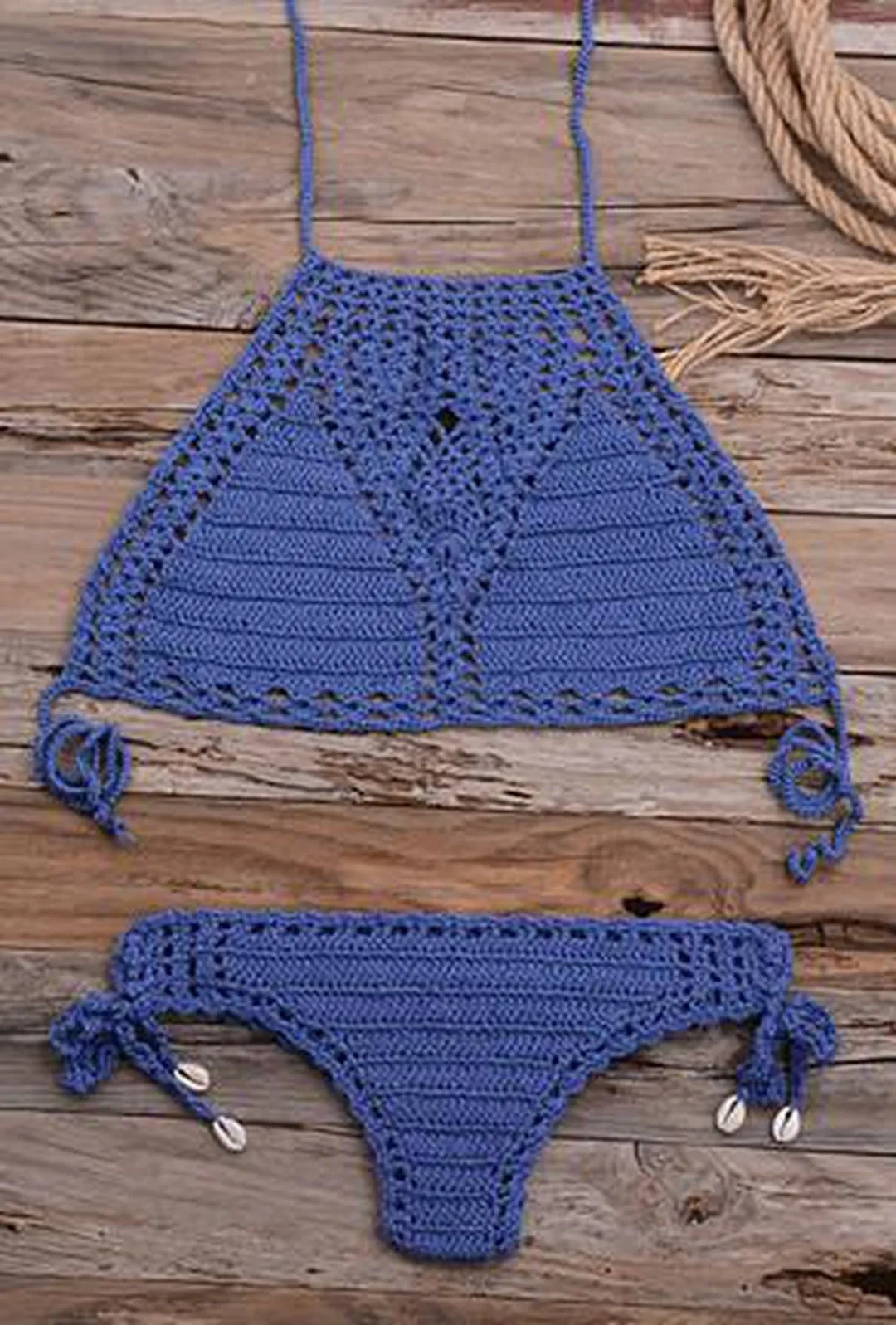 NIKIA - CROCHET 2 PIECE BEACHWEAR