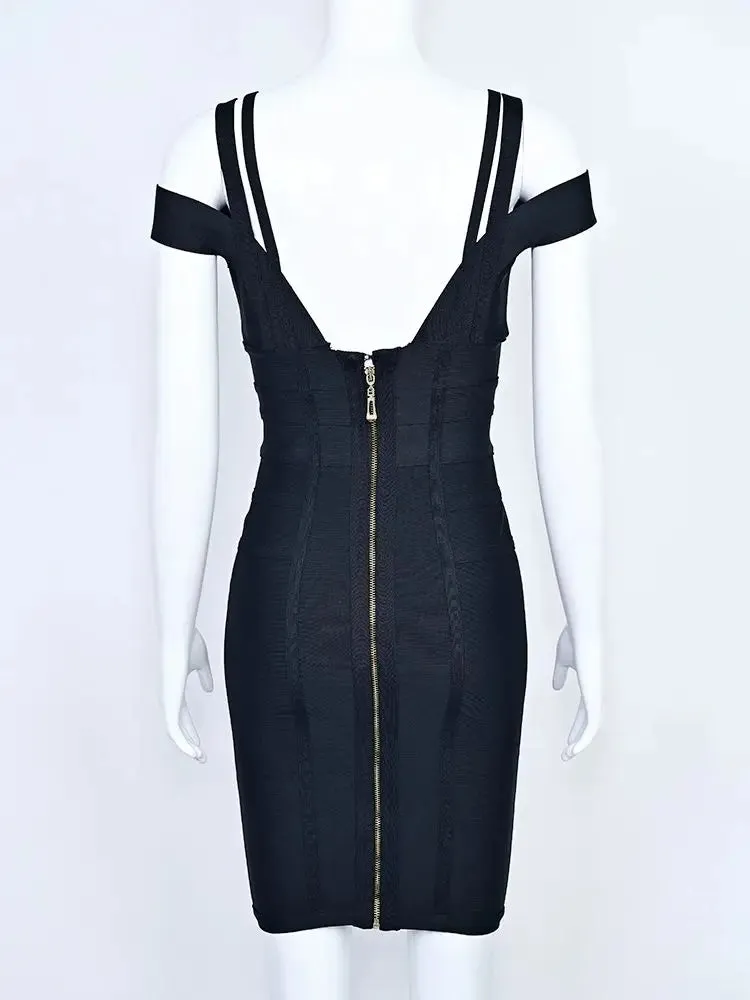 Off Shoulder Bodycon Bandage Evening Dress