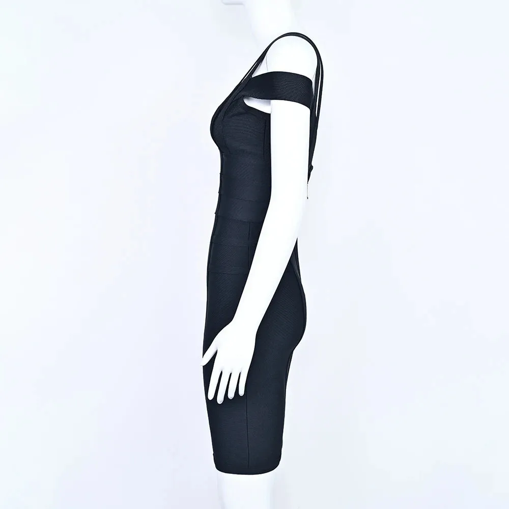 Off Shoulder Bodycon Bandage Evening Dress