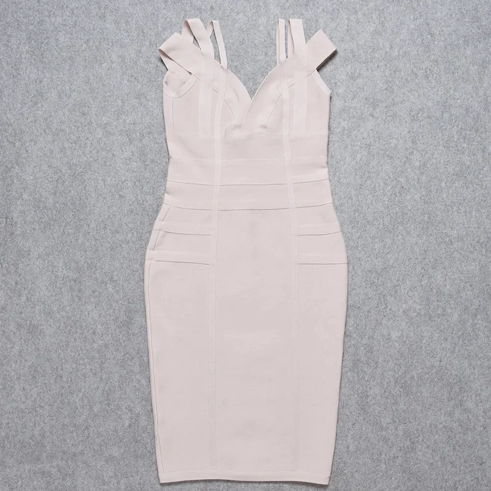 Off Shoulder Bodycon Bandage Evening Dress