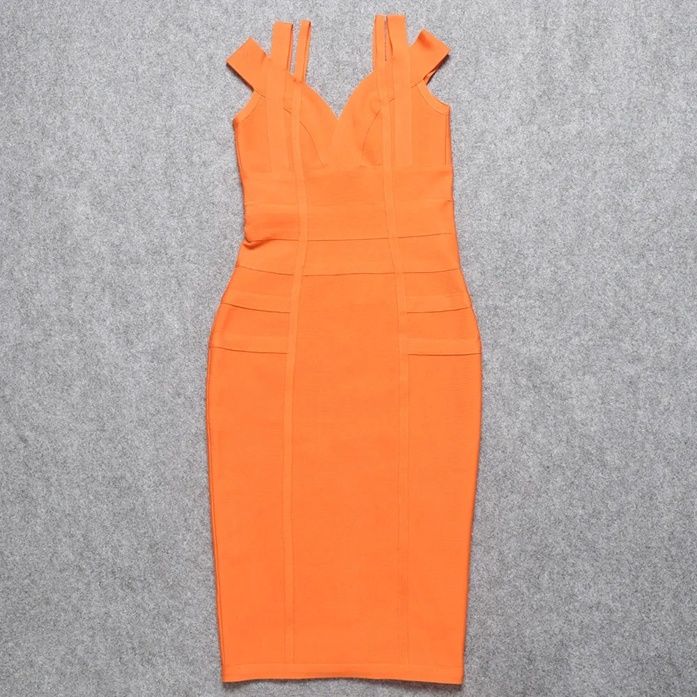 Off Shoulder Bodycon Bandage Evening Dress