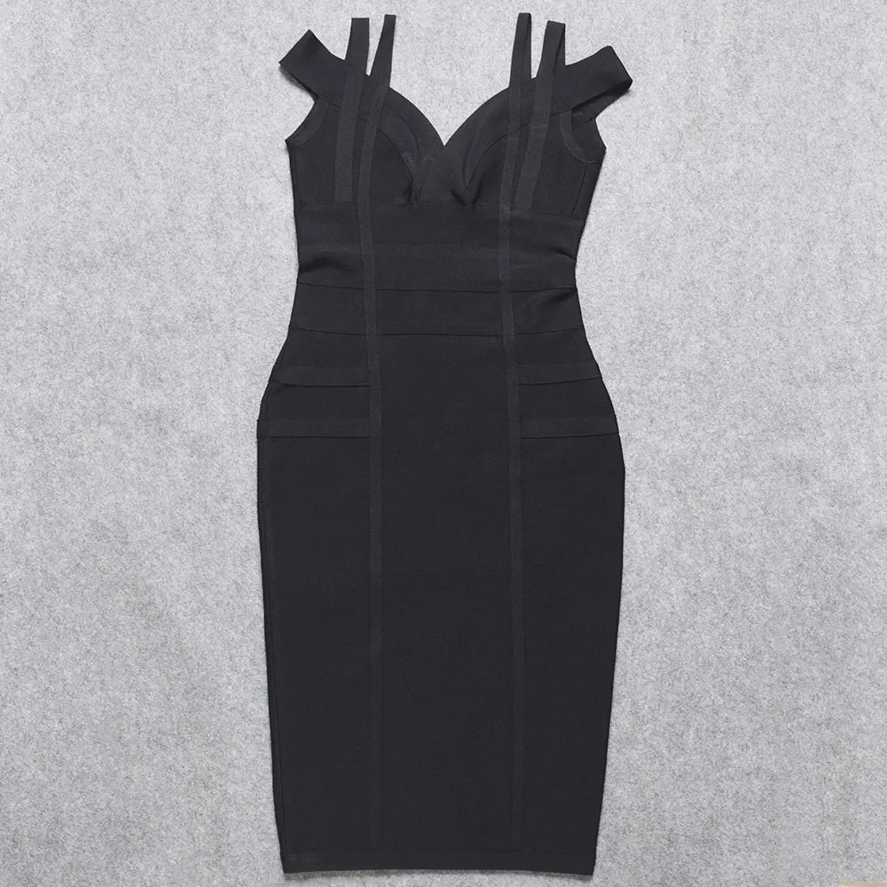 Off Shoulder Bodycon Bandage Evening Dress