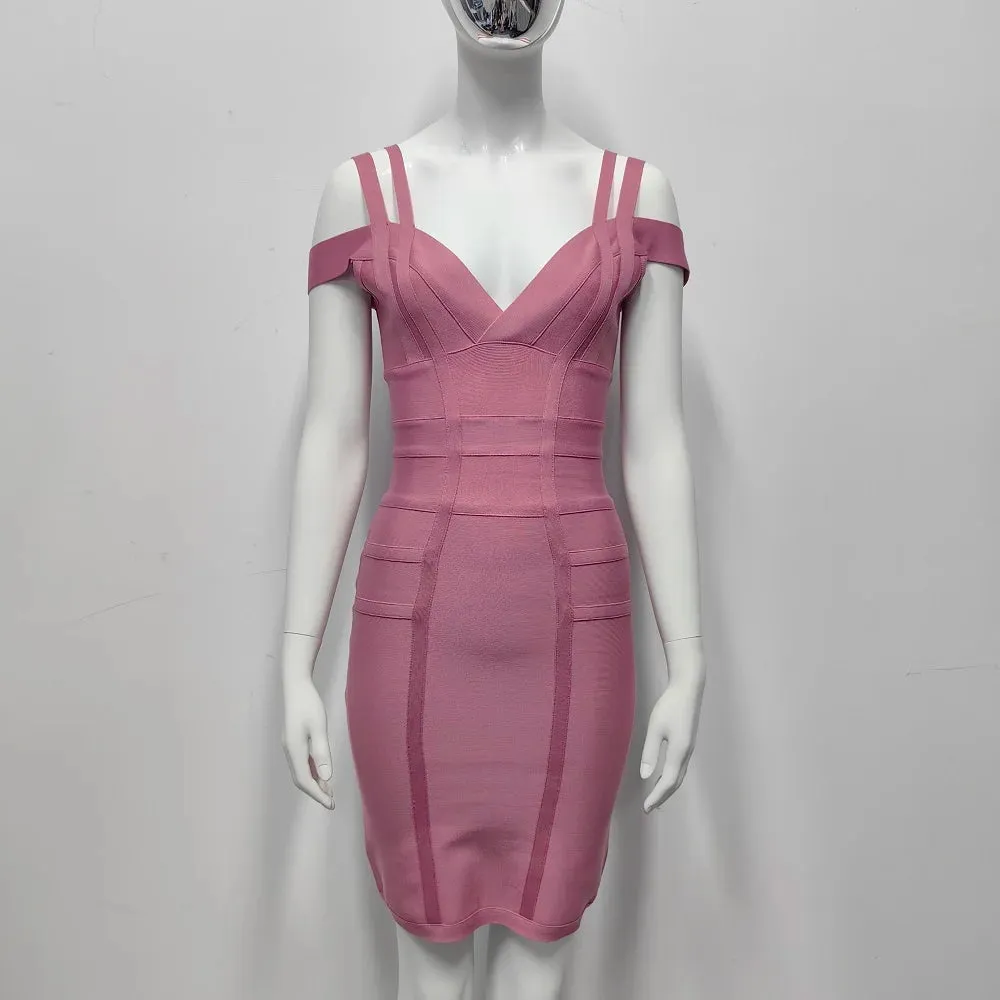Off Shoulder Bodycon Bandage Evening Dress