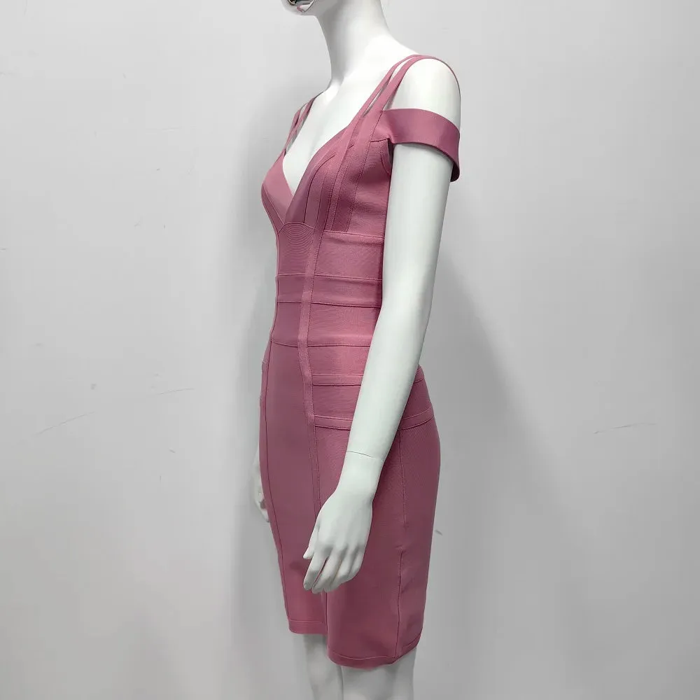 Off Shoulder Bodycon Bandage Evening Dress