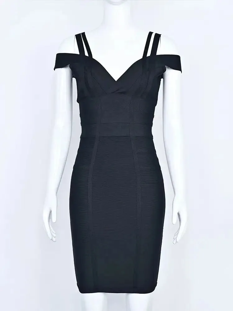 Off Shoulder Bodycon Bandage Evening Dress