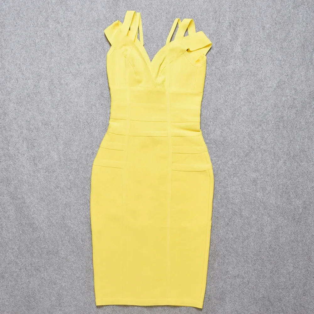 Off Shoulder Bodycon Bandage Evening Dress