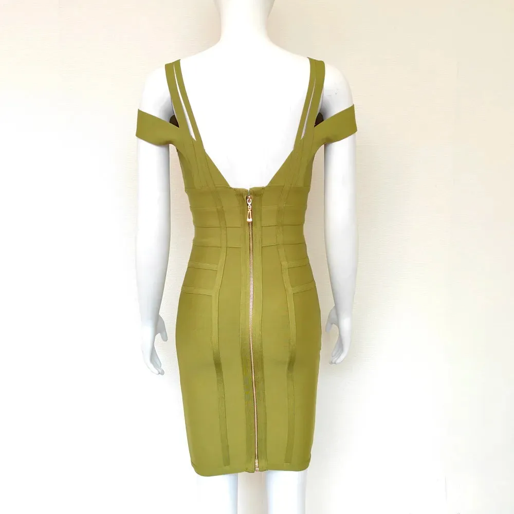 Off Shoulder Bodycon Bandage Evening Dress
