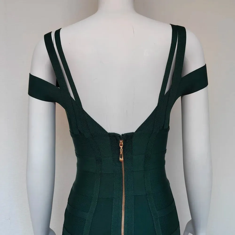 Off Shoulder Bodycon Bandage Evening Dress