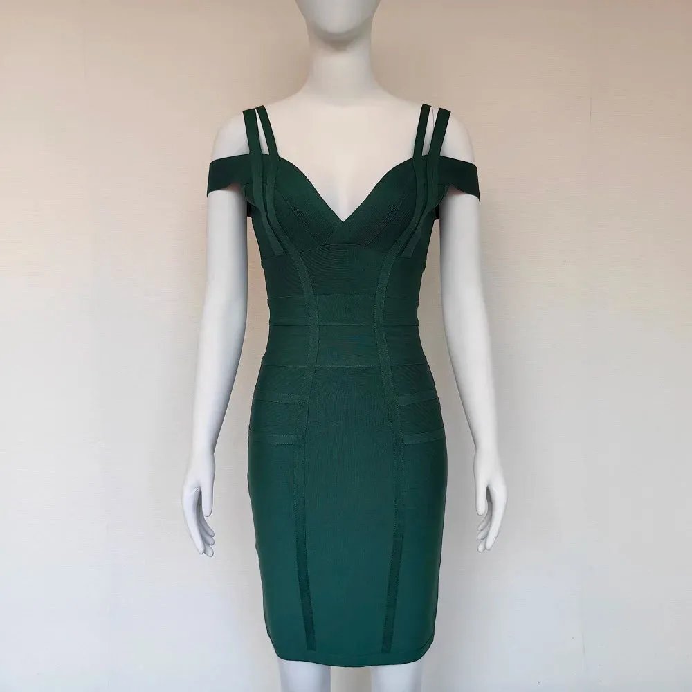 Off Shoulder Bodycon Bandage Evening Dress