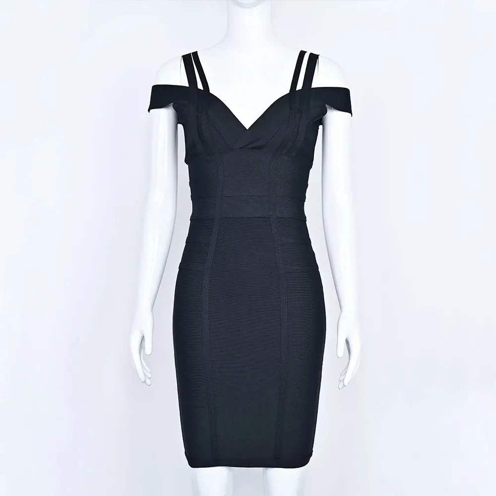 Off Shoulder Bodycon Bandage Evening Dress