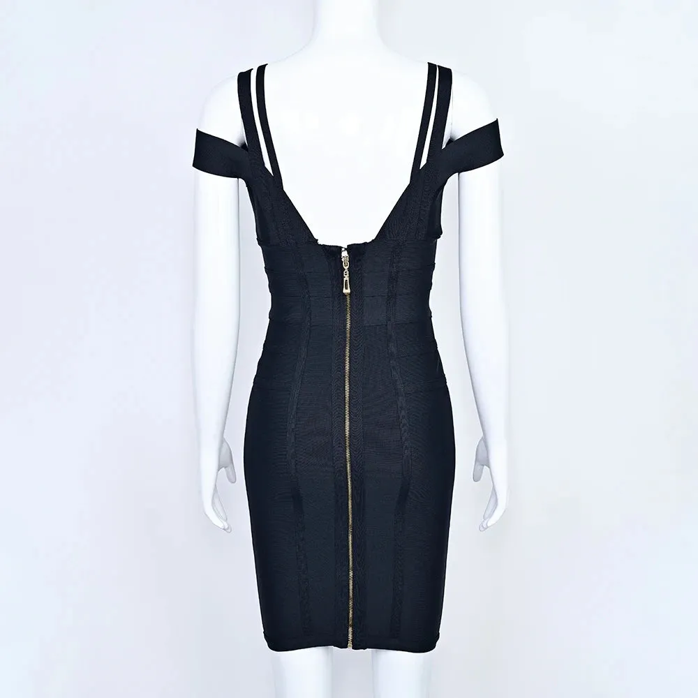 Off Shoulder Bodycon Bandage Evening Dress