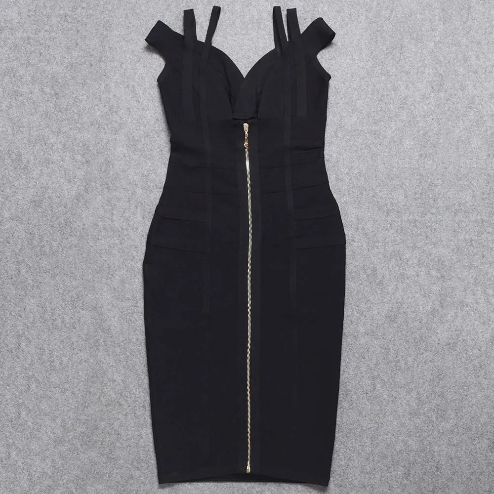 Off Shoulder Bodycon Bandage Evening Dress