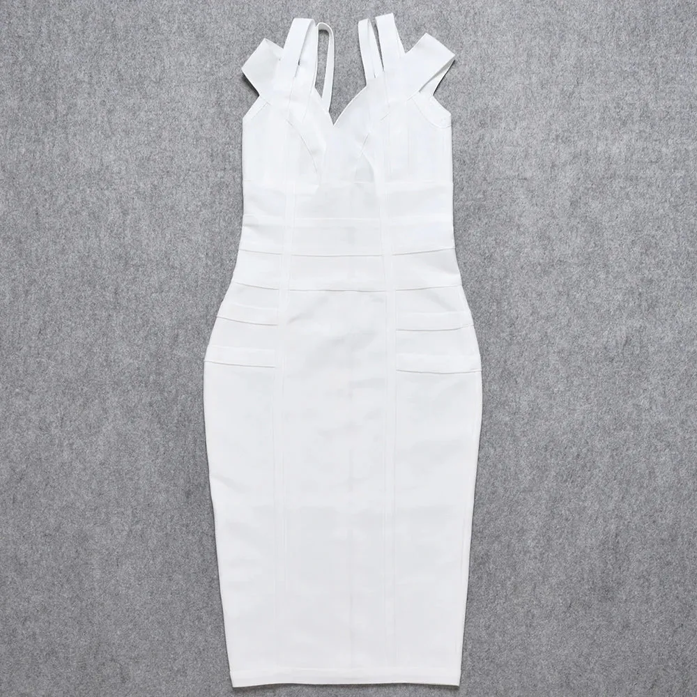 Off Shoulder Bodycon Bandage Evening Dress