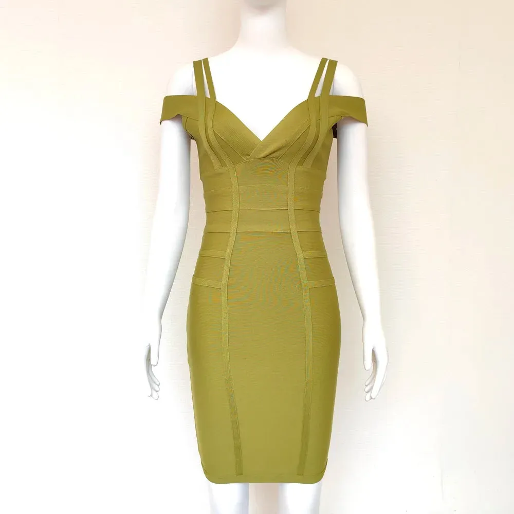 Off Shoulder Bodycon Bandage Evening Dress