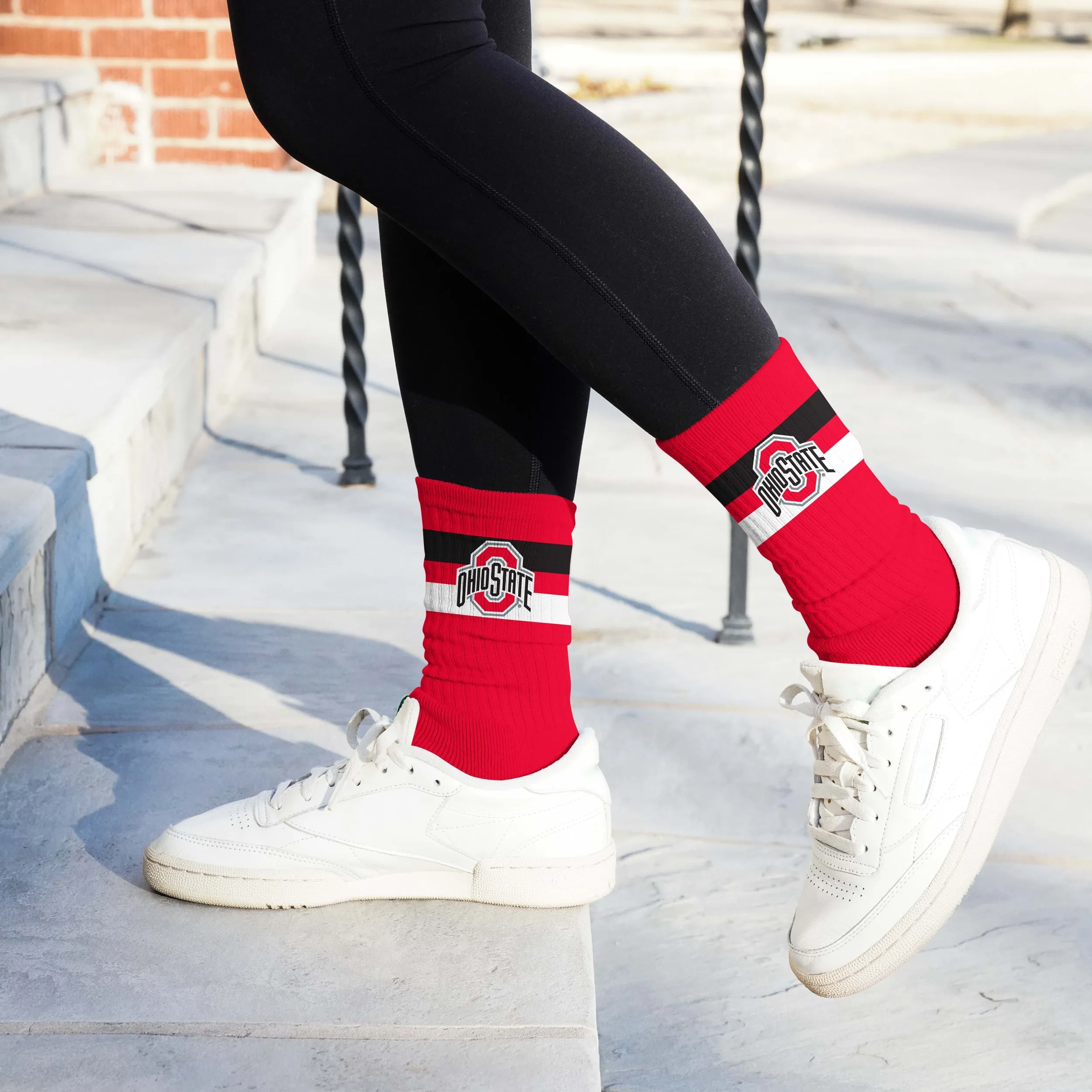 Ohio State Buckeyes Legend Premium Crew Socks