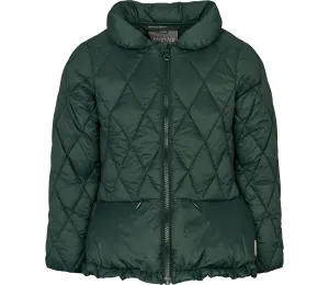 Olia, Puffer Jacket - Dark Leaf