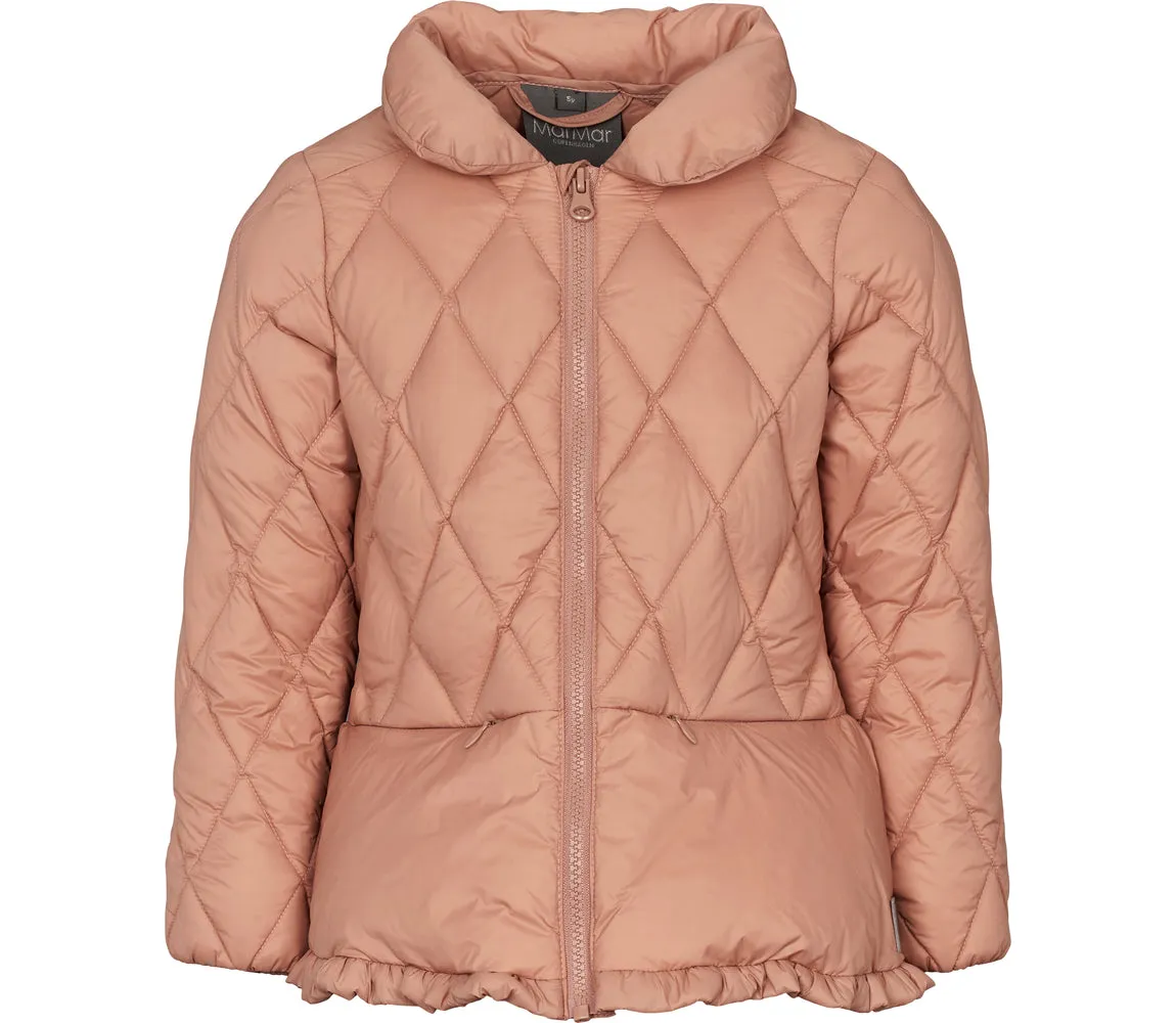 Olia, Puffer Jacket - Rose Brown