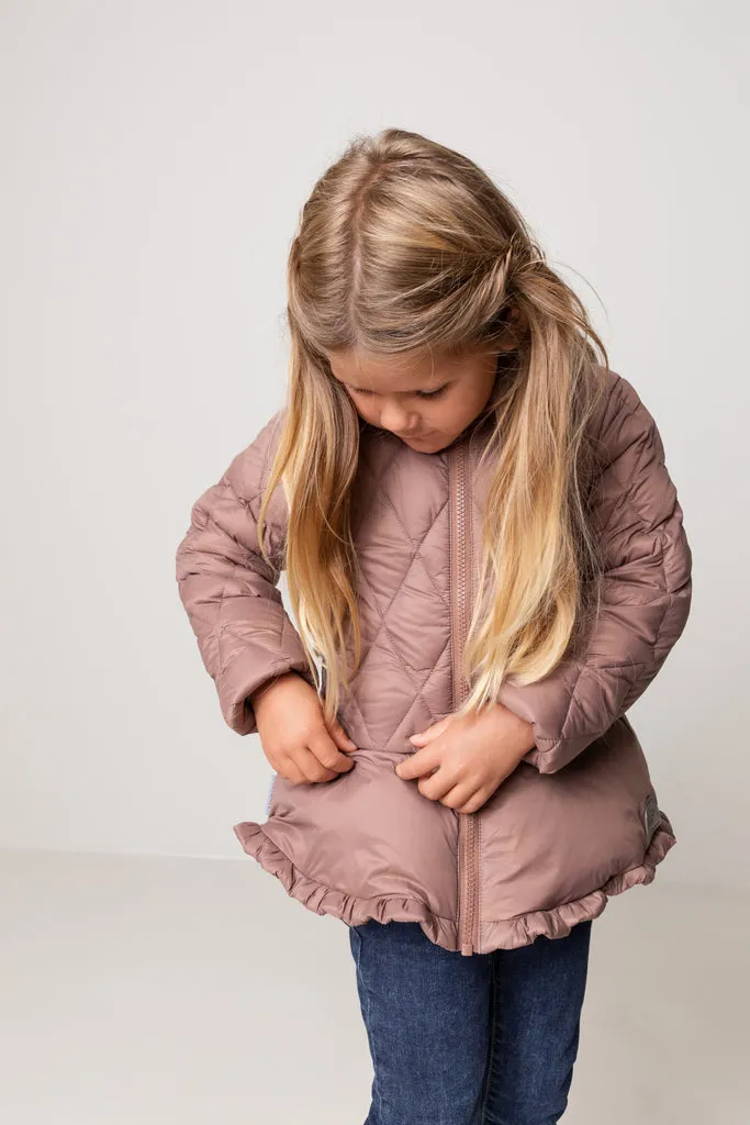 Olia, Puffer Jacket - Tawny Rose