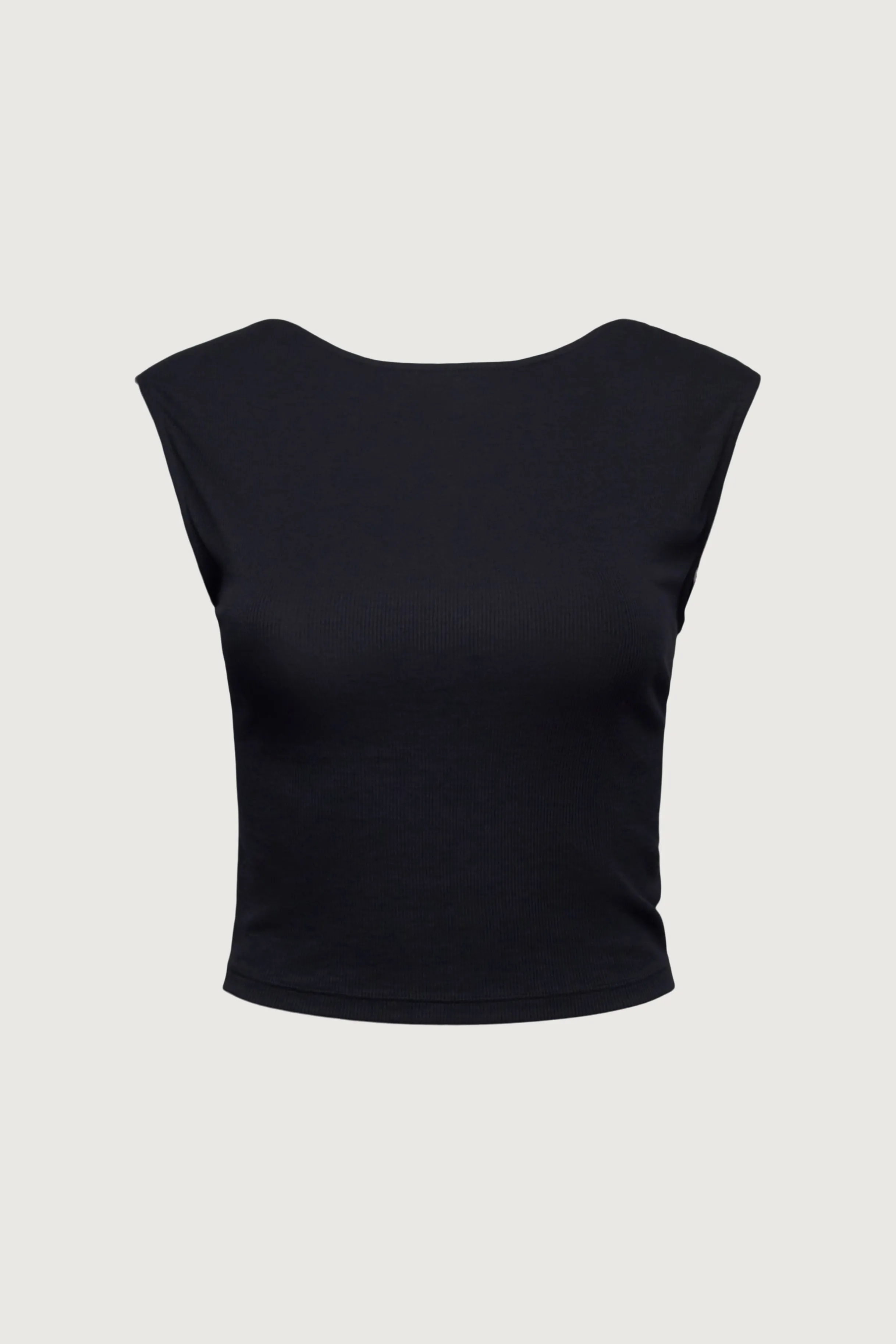OPEN BACK KNIT TOP