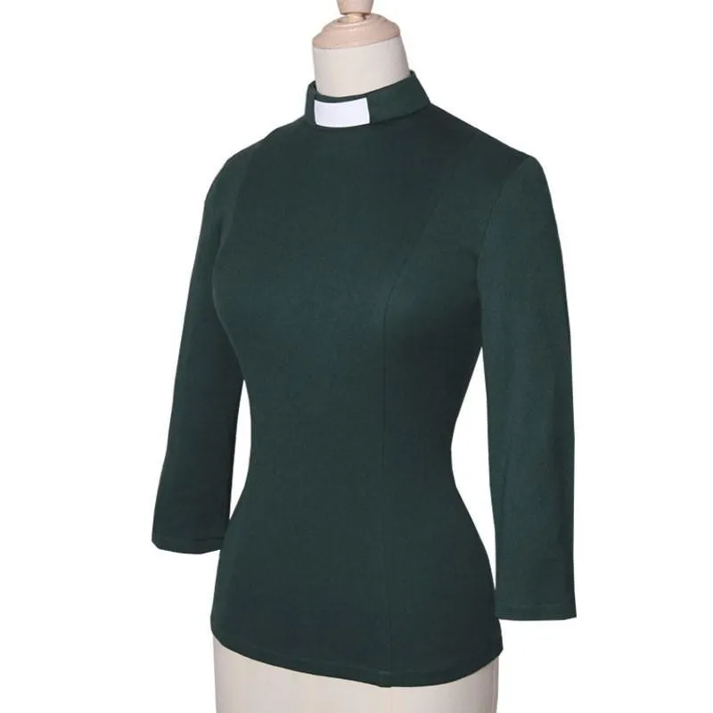 Organic cotton bottle green jersey top