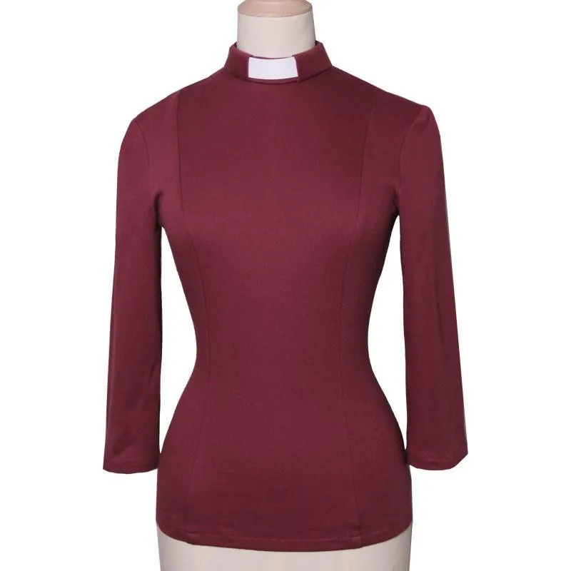 Organic cotton wine jersey top