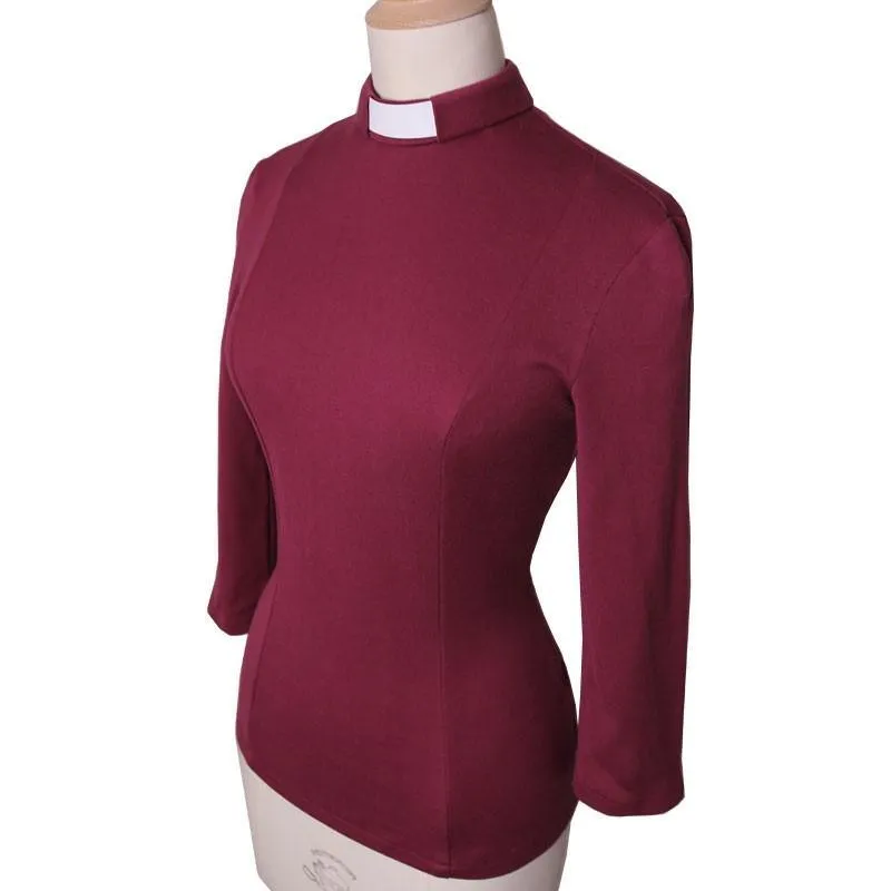Organic cotton wine jersey top