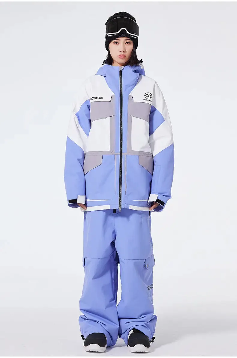 Outdoor Adventure Snow Jacket & Pants Set Luxury Sportswear