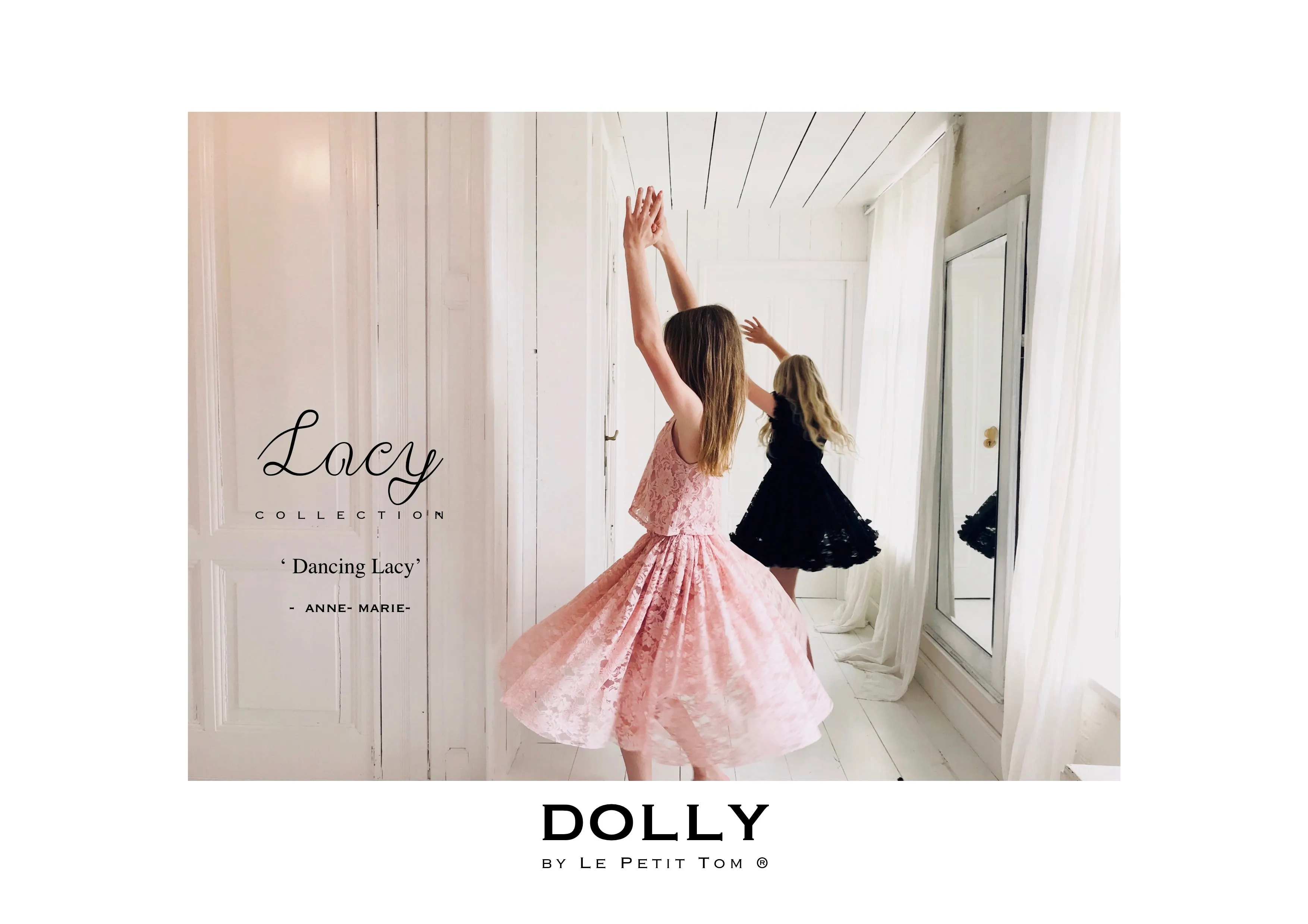 [OUTLET] DOLLY by Le Petit Tom ® LACY SPAGHETTI TOP pink
