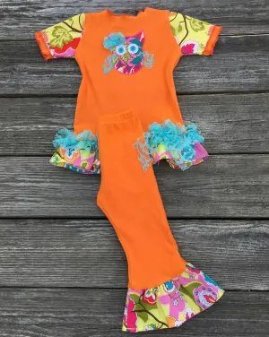 Owl Floral Outfit