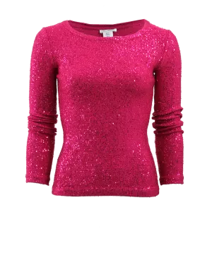 Pailette Knit Top