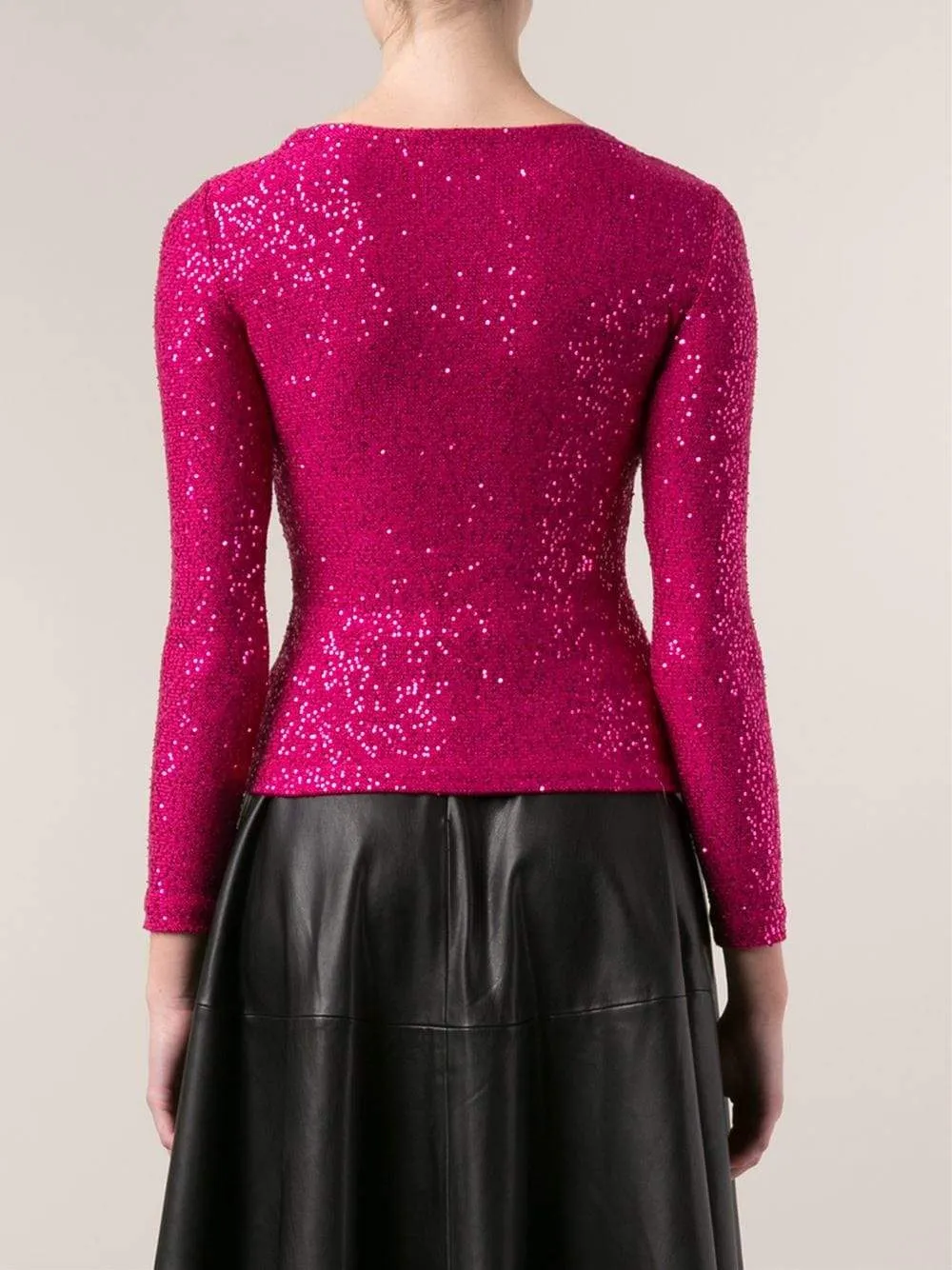 Pailette Knit Top