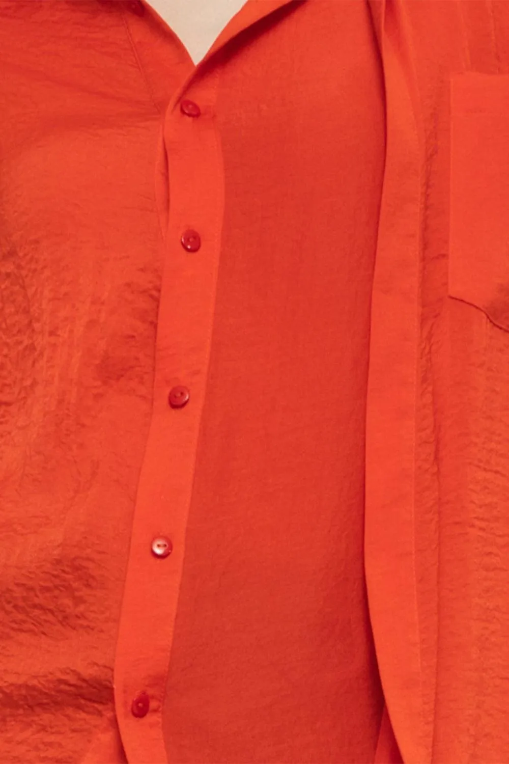 Paislee Straight Bishop Sleeved Silk Shirt