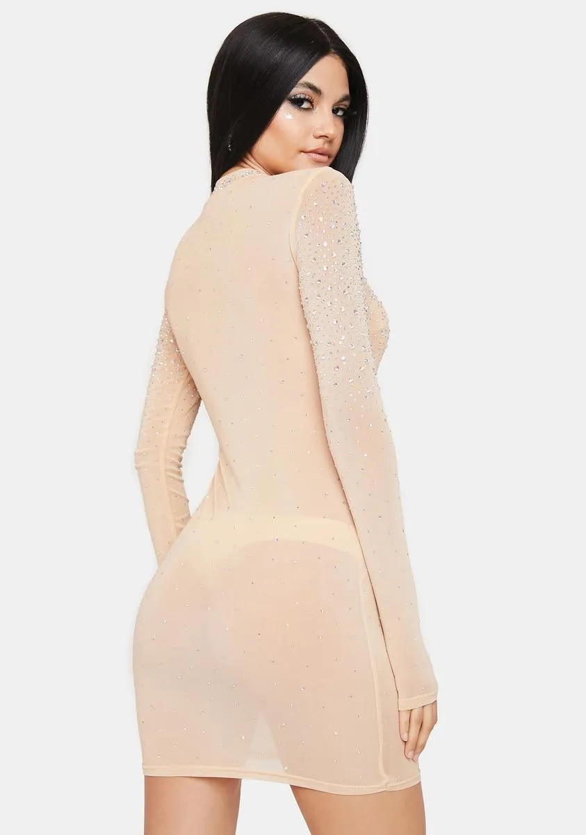 Paradise Is Here Mesh Bodycon Dress